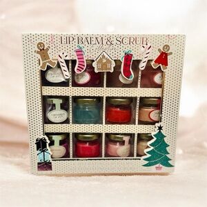 New 12pc Lip Balm & Lip Scrub Set